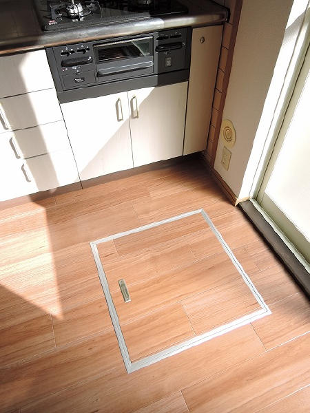 床下収納です