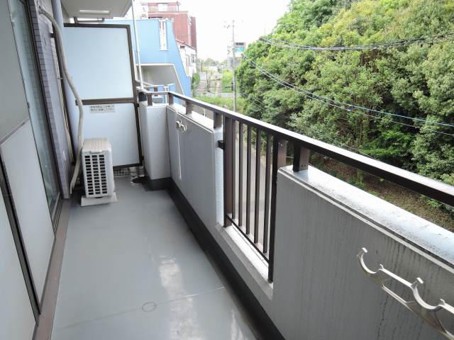 バルコニー　左側です