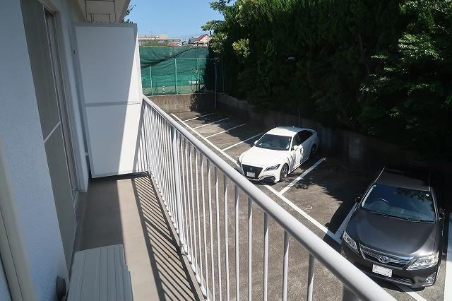 バルコニー　左側です