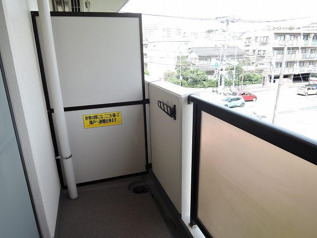 バルコニー　左側です