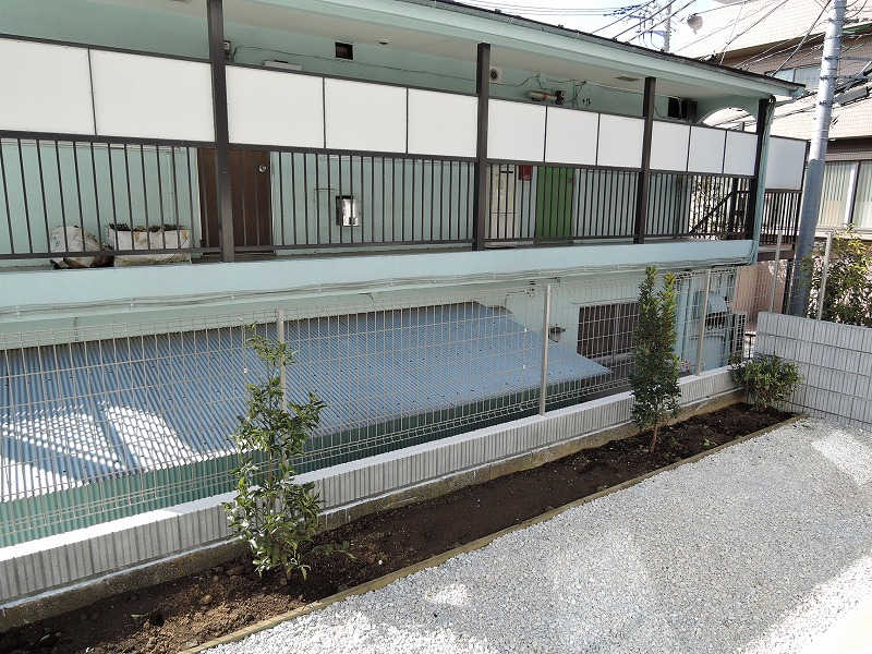 庭には影が出ます