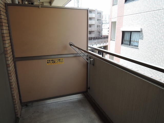 バルコニー　左側です