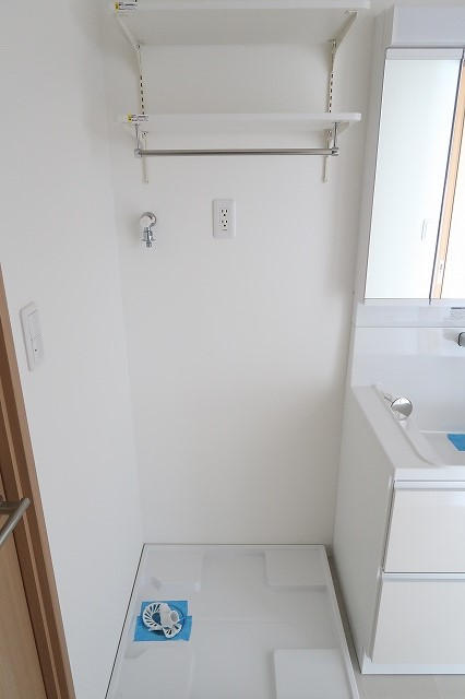 洗濯機置き場です