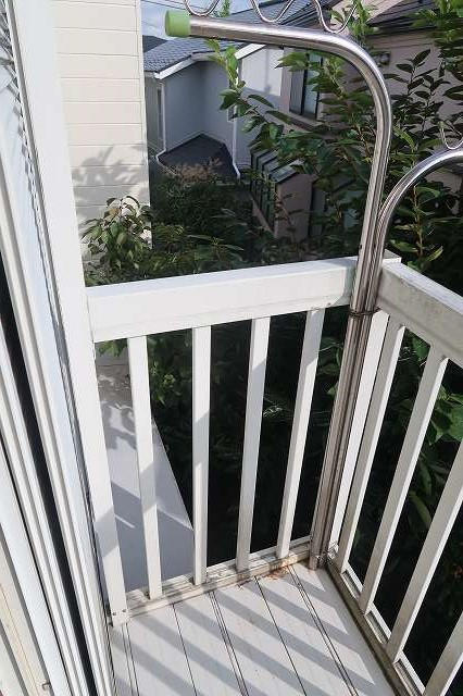 バルコニー　左側です