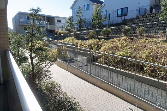 西バルコニー眺望です