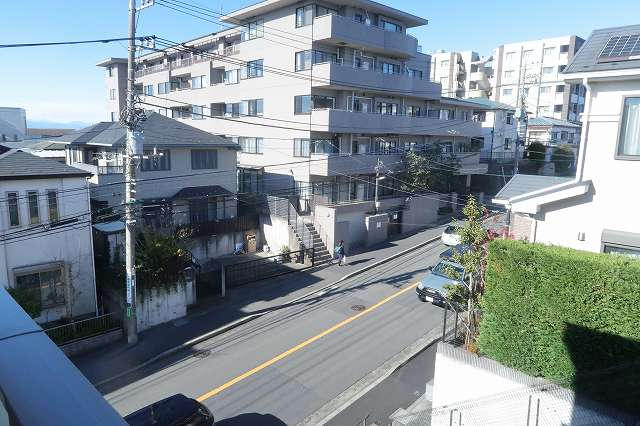 北バルコニー眺望です