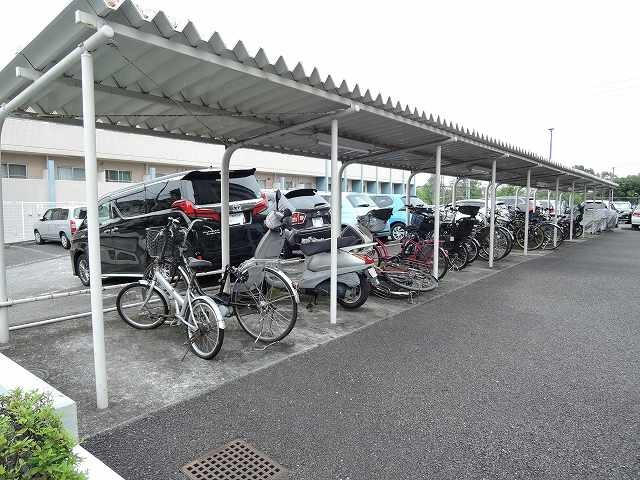 駐輪場です