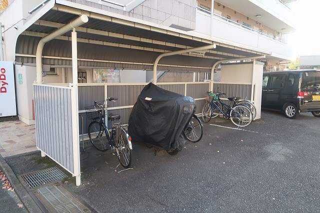 駐輪場です