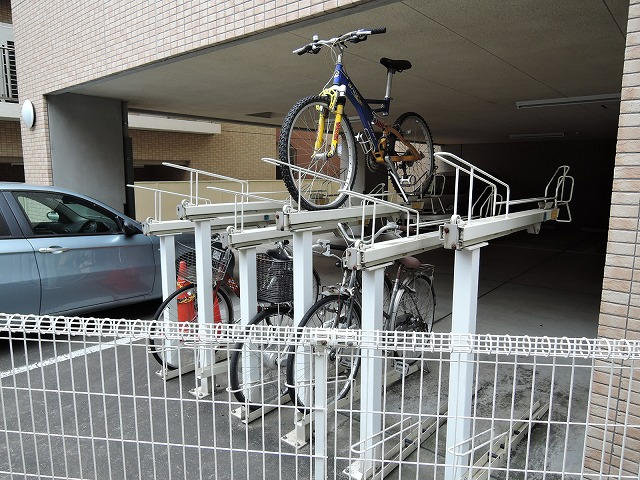 駐輪場です