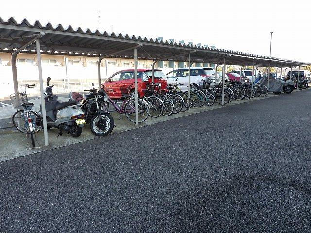 駐輪場です