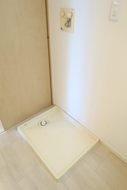洗濯機置き場です