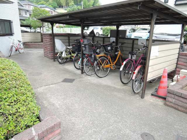 駐輪場です